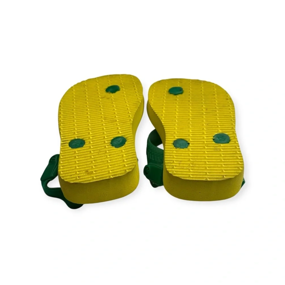 new Havaianas ✪ Ltd Ed FIFA World Cup Walker Sandal ✪ Brazil Yellow Green ✪ 6
